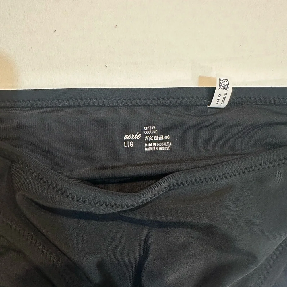 Aerie Charcoal Bikini Bottom